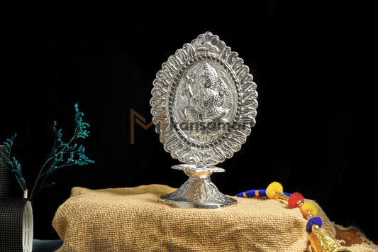 German Silver Raman Diya