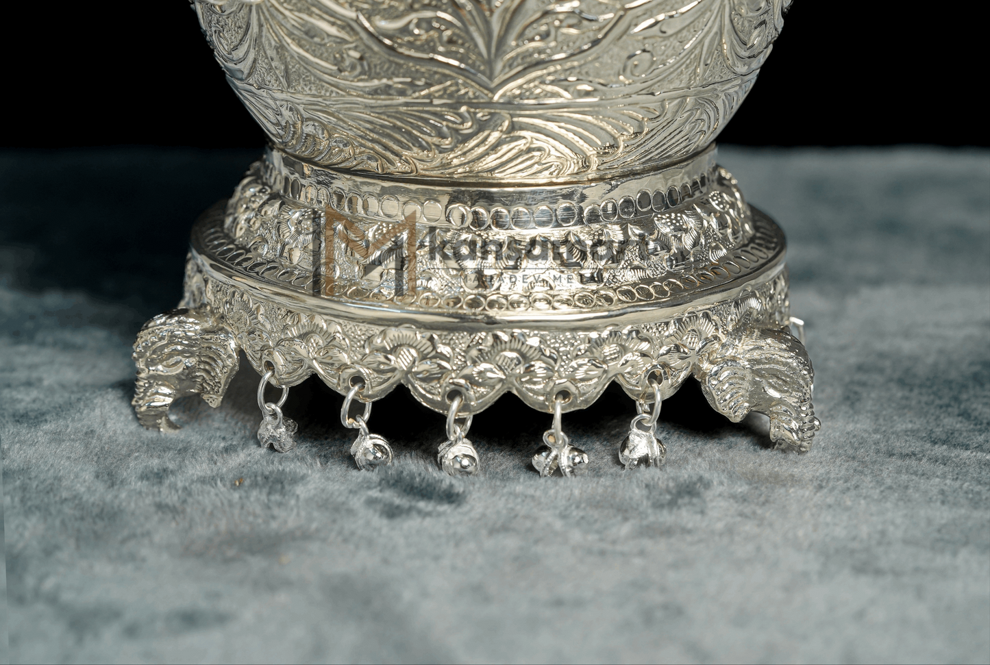 German Silver Beda Set - Flower Design