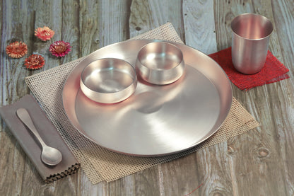 Kansa Casting Dinner set - 5 Pieces Set